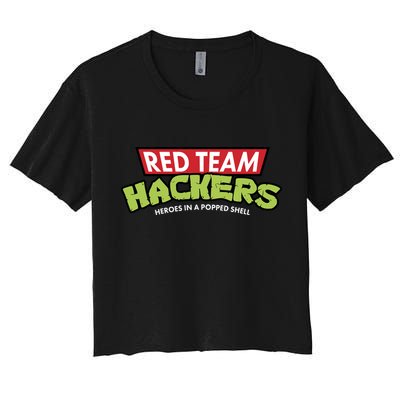 Red Team Hackers Heroes In A Popped Shell Crop Top