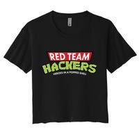 Red Team Hackers Heroes In A Popped Shell Crop Top