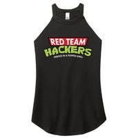 Red Team Hackers Heroes In A Popped Shell Women's Perfect Tri Rocker Tank