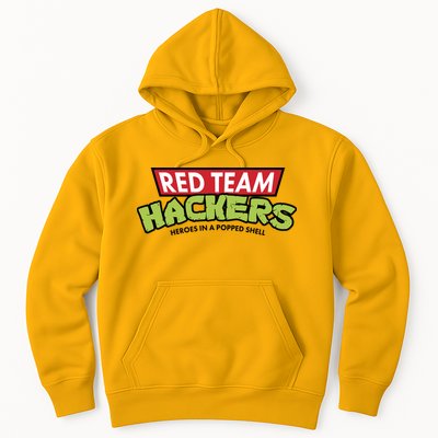 Red Team Hackers Heroes In A Popped Shell Hoodie