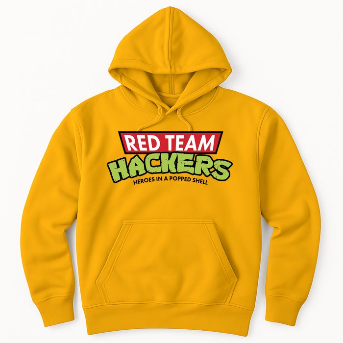 Red Team Hackers Heroes In A Popped Shell Hoodie