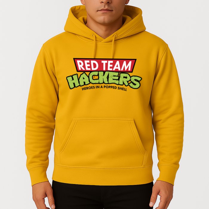 Red Team Hackers Heroes In A Popped Shell Hoodie