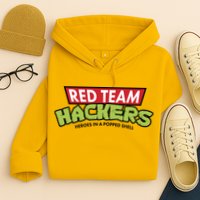 Red Team Hackers Heroes In A Popped Shell Hoodie