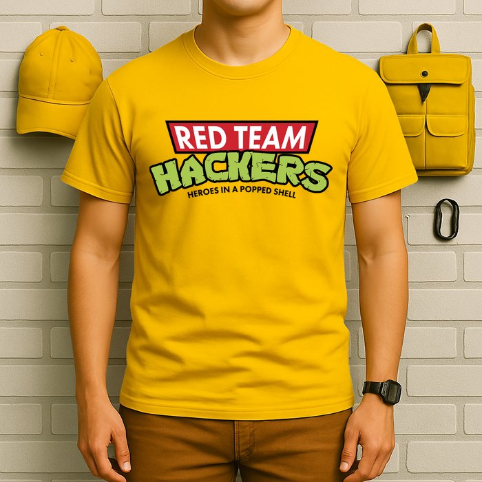 Red Team Hackers Heroes In A Popped Shell T-Shirt