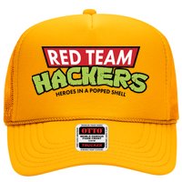 Red Team Hackers Heroes In A Popped Shell Trucker Hat