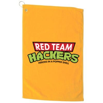 Red Team Hackers Heroes In A Popped Shell Golf Towel