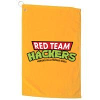 Red Team Hackers Heroes In A Popped Shell Golf Towel