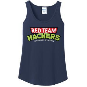 Red Team Hackers Heroes In A Popped Shell Ladies Essential Tank