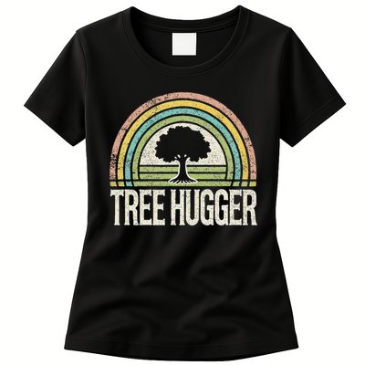 Retro Tree Hugger Design Women's T-Shirt
