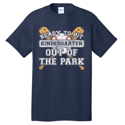 Ready To Hit Kindergarten Out Of The Park - Back to School Tall T-Shirt