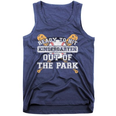 Ready To Hit Kindergarten Out Of The Park - Back to School Tank Top