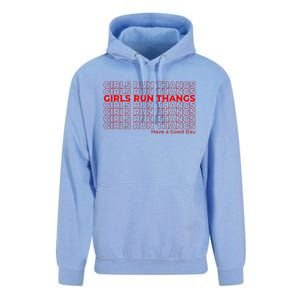 Run Thangs Have A Good Day Unisex Surf Hoodie