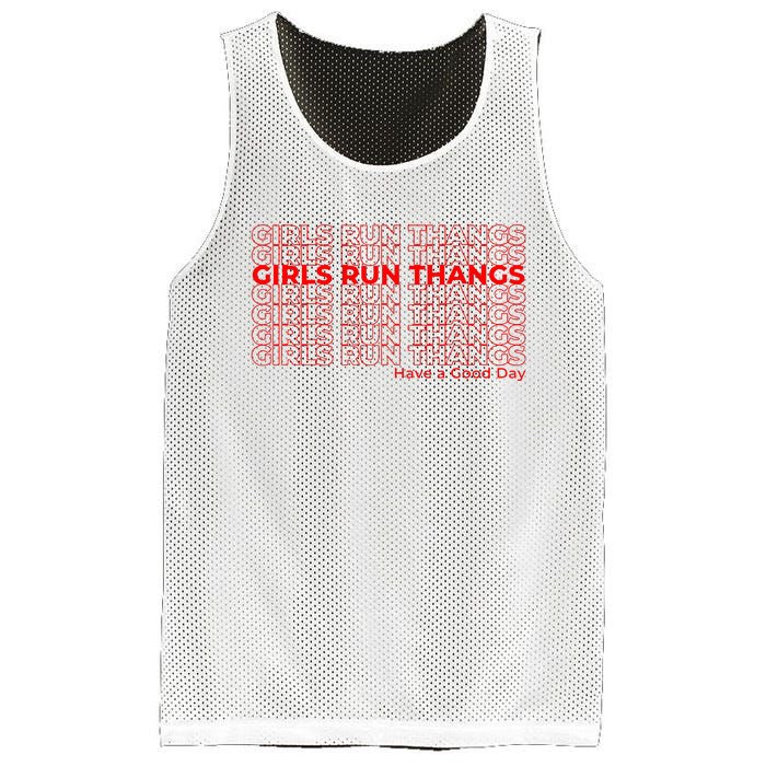 Run Thangs Have A Good Day Mesh Reversible Basketball Jersey Tank