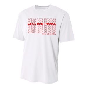 Run Thangs Have A Good Day Performance Sprint T-Shirt