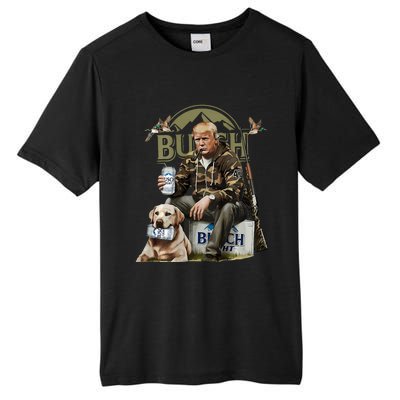 Retro Trump Hunting Deer Funny Beer Drinking Hunting Tall Fusion ChromaSoft Performance T-Shirt