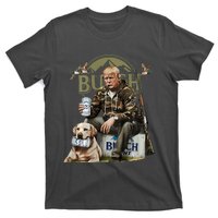 Retro Trump Hunting Deer Funny Beer Drinking Hunting T-Shirt