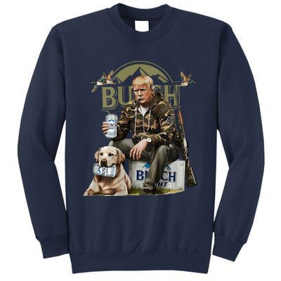 Retro Trump Hunting Deer Funny Beer Drinking Hunting Sweatshirt