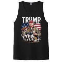 Retro Trump Hunting Duck Hello Hunting Camo Hunting Us Flag PosiCharge Competitor Tank