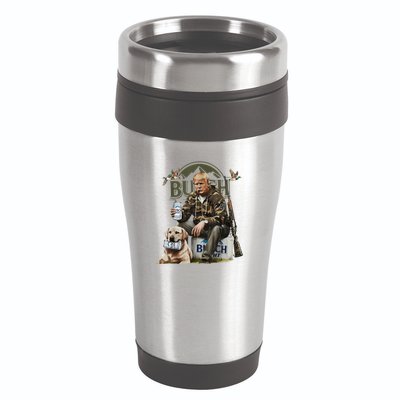 Retro Trump Hunting Deer Funny Beer Drinking Beer Hunting 16oz Travel Tumbler
