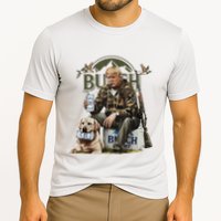 Retro Trump Hunting Deer Funny Beer Drinking Beer Hunting Cooling Performance Crew T-Shirt