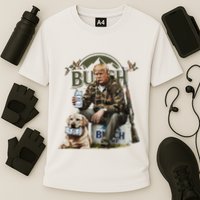 Retro Trump Hunting Deer Funny Beer Drinking Beer Hunting Cooling Performance Crew T-Shirt