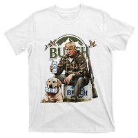 Retro Trump Hunting Deer Funny Beer Drinking Beer Hunting T-Shirt