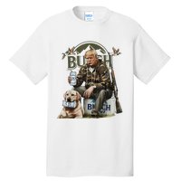 Retro Trump Hunting Deer Funny Beer Drinking Beer Hunting Tall T-Shirt