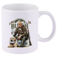 Retro Trump Hunting Deer Funny Beer Drinking Beer Hunting 11oz C Handle Ceramic Mug