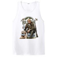 Retro Trump Hunting Deer Funny Beer Drinking Beer Hunting PosiCharge Competitor Tank