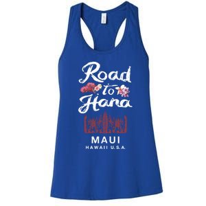 Road To Hana Maui Hawaiian Gift Women's Racerback Tank