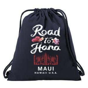 Road To Hana Maui Hawaiian Gift Drawstring Bag