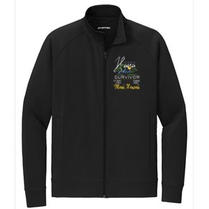 Road To Hana Survivor Curvy Palm Maui Hawaii Lover Gift Stretch Full-Zip Cadet Jacket