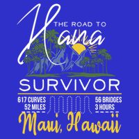 Road To Hana Survivor Curvy Palm Maui Hawaii Lover Gift Tall Long Sleeve T-Shirt