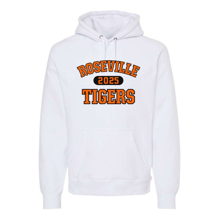 Roseville Tigers High School Arch 2025 Premium Hoodie