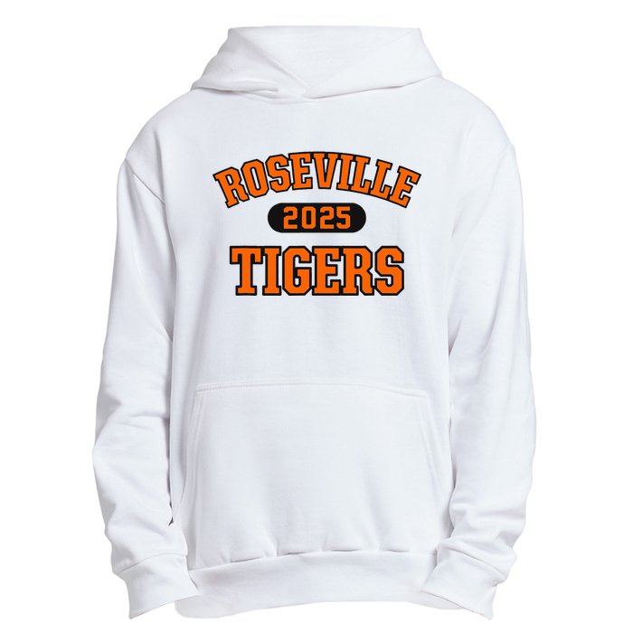 Roseville Tigers High School Arch 2025 Urban Pullover Hoodie