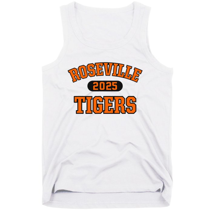 Roseville Tigers High School Arch 2025 Tank Top