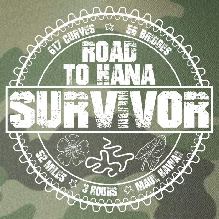 Road To Hana Survivor Curvy Palm Maui Hawaii Lover Gift Legacy Tie Dye Trucker Hat