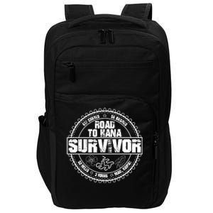 Road To Hana Survivor Curvy Palm Maui Hawaii Lover Gift Impact Tech Backpack