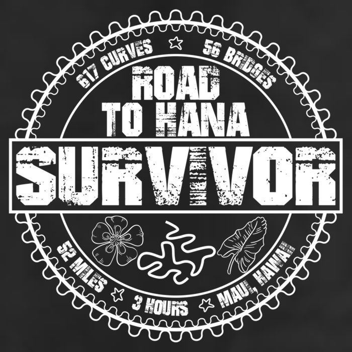 Road To Hana Survivor Curvy Palm Maui Hawaii Lover Gift Adult Drive Performance Visor