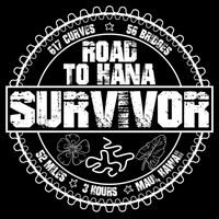 Road To Hana Survivor Curvy Palm Maui Hawaii Lover Gift Drawstring Bag