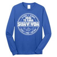 Road To Hana Survivor Curvy Palm Maui Hawaii Lover Gift Long Sleeve Shirt