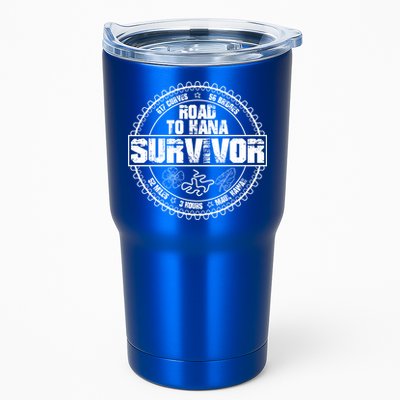 Road To Hana Survivor Curvy Palm Maui Hawaii Lover Gift Tumbler