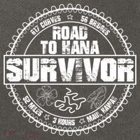 Road To Hana Survivor Curvy Palm Maui Hawaii Lover Gift Cotton Canvas Backpack
