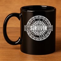 Road To Hana Survivor Curvy Palm Maui Hawaii Lover Gift 11oz C Handle Ceramic Mug