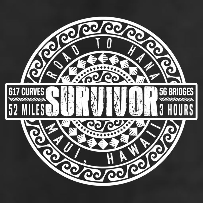 Road To Hana Survivor Curvy Palm Maui Hawaii Lover Gift Beanie