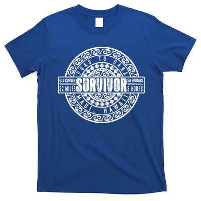 Road To Hana Survivor Curvy Palm Maui Hawaii Lover Gift T-Shirt