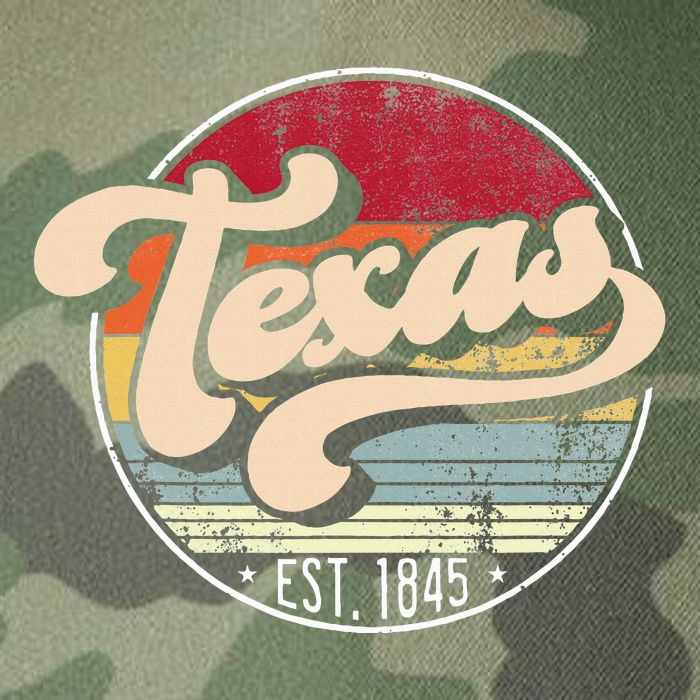 Retro Texas Home State Tx Cool 70s Style Sunset Legacy Tie Dye Trucker Hat