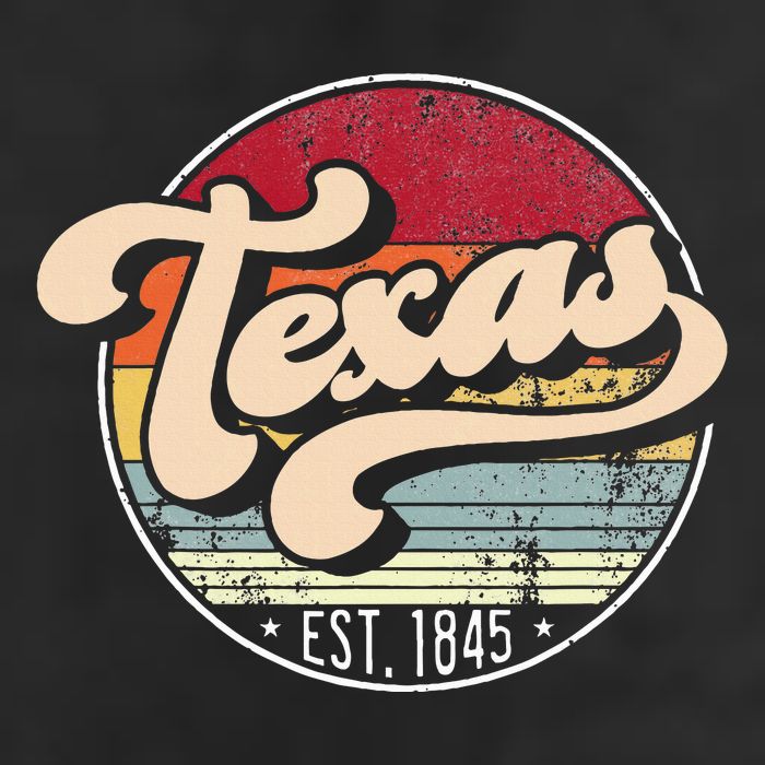 Retro Texas Home State Tx Cool 70s Style Sunset Cool Comfort Performance Bucket Hat
