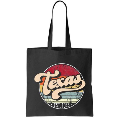 Retro Texas Home State Tx Cool 70s Style Sunset Bag