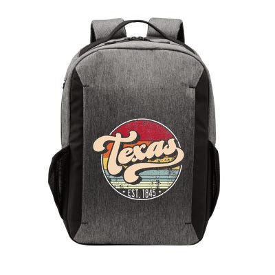Retro Texas Home State Tx Cool 70s Style Sunset Vector Backpack